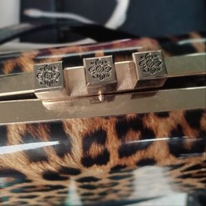 Cheetah print purse
